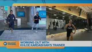 Working out with celebrity trainer, Luke Milton!