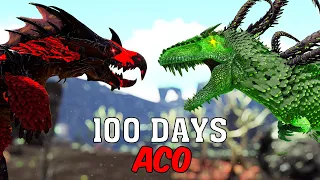 I Spent 100 Days in Ark Corruption Overloaded... Here's What Happened