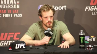 Gunnar Nelson UFC Fight Night London Post Fight Press Conference