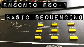 Ensoniq ESQ-1, Simple Step Sequencing ( Creating Arp )