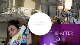 let's clean my nyc apartment // weekend reset