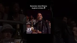 When Rihanna Laughed At Ariana #shorts