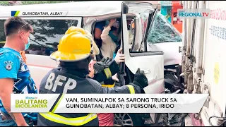 Balitang Bicolandia: Pagsalpok sa poste kan sarong SUV sa Labo, Camarines Norte, sapul sa CCTV