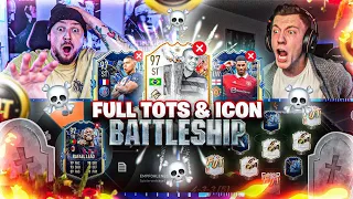 DER KOMPLETTE SCHUSS IN DEN OFEN 💀🤦‍♂️ FULL TOTS/ICON BATTLESHIP WAGER FIFA 23 vs @FeelFIFA