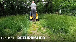 How A 2-Year-Old Overgrown Lawn Is Restored | Refurbished