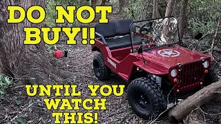 Watch Before you Buy a Mini Jeep