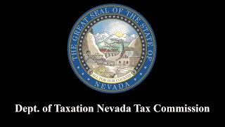 10/2/2023 - Dept. of Taxation Nevada Tax Commission