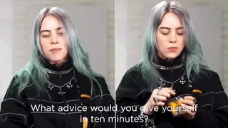 Billie eilish same interview 10 min apart.