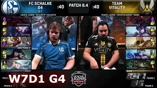 FC Schalke 04 vs Vitality | Week 7 Day 1 of S8 EU LCS Spring 2018 | S04 vs VIT W7D1 G4