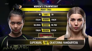 Supergirl vs. Ekaterina Vandaryeva | ONE Championship Full Fight