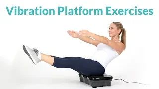 Vibration Plate Exercises for Total Body Workout (With Resistance Bands)