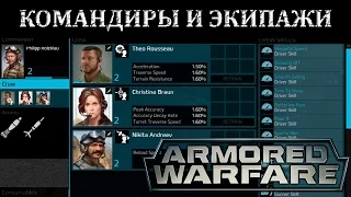 Armored Warfare - Первая информация об экипажах!