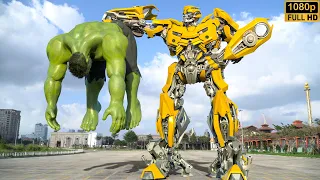 Transformers The Last Knight - Bumblebee vs Hulk Epic Battle | Paramount Pictures [HD]