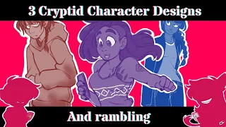 3 Cryptid Oc Designs||Speedpaint||ArtistRamble