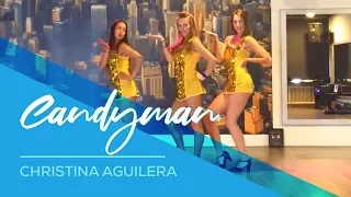 Candyman - Christina Aguilera - Easy Show Dance Fitness Choreography  - Fun - showdance