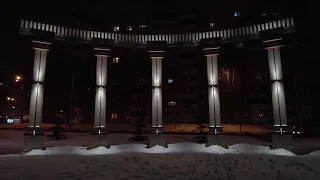 Ночная Крымская площадь