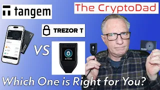 The CryptoDad:🥊 Crypto Wallet Showdown: Tangem Takes on Trezor T! 🔥