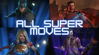 Injustice 2 All Characters Super Moves (All DLC's) HD Gameplay