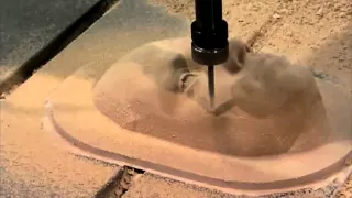 CNC machining The human face