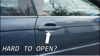 BMW Hard To Open Door Handle FIX