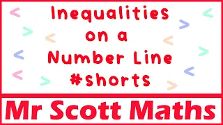 Inequalities on a Number Line (Basic) #shorts