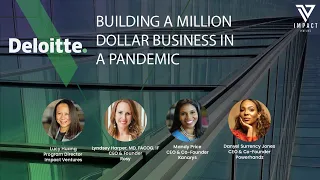 Building Million Dollar Business in a Pandemic - Impact Ventures Fall 2020 Showcase