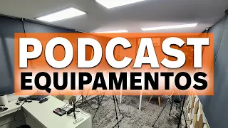 Equipamentos para Podcast - Câmeras, Mesa de Som, Microfones, Iluminação e Acústica