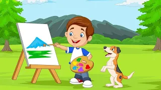 THE GREEDY DOG by KIDS HUT | The Greedy Dog Story in English | The Dog &he Bone | cartoon little