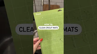 How To Clean Cricut Mats 🧽🫧 #cricut #cricuttips #cricuthacks