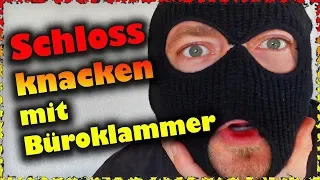 Schloss Knacken - 3 Methoden für Anfänger - Erschreckend einfach - Lockpicking tutorial