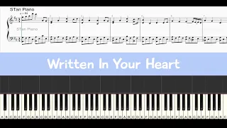 Written In Your Heart - Barbie as The Princess And The Pauper - Piano