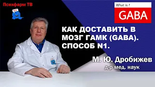 Как доставить в мозг ГАМК (GABA). Способ N1.