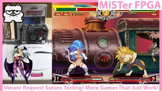MiSTer FPGA Sega Saturn Core "Perfect" Working Games! Viewer Request Tests Too!