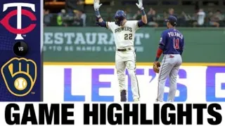 Milwaukee Brewers @ Minnesota Twins | Game Highlights | 7/26/22