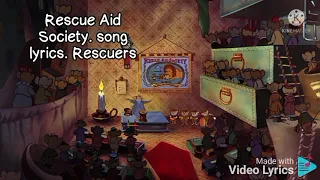 Rescue aid society. song lyrics. The rescuers