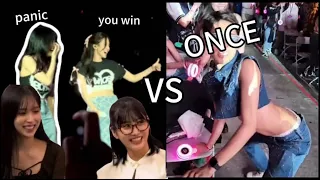 TWICE talking about the twerking battle with ONCE in SoFi Stadium（LA ）TWICE VS ONCE