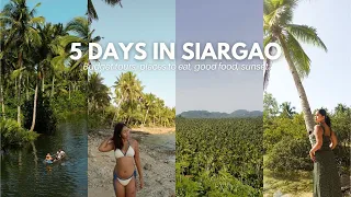 5 DAYS AND 4 NIGHTS IN SIARGAO (Itinerary, beaches, hideouts, lagoons, great food)
