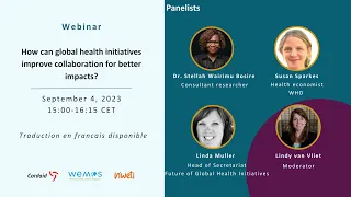 Webinar: How can global health initiatives improve collaboration for better impacts?