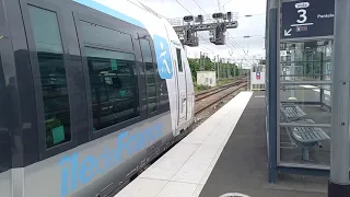 Arrivée et départ d'une Z50000 IDFM en gare d'ermont-eaubonne