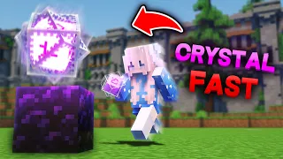 How to CRYSTAL FAST in Minecraft PVP