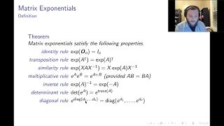 Matrix Exponentials: Part 2/5 "Matrix Exponentials"