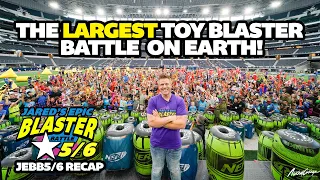 THE LARGEST TOY BLASTER BATTLE ON EARTH! Jared's Epic Blaster Battle 5/6 Recap!