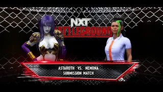 Astaroth [Shinrabanshou] vs. Nemora [Pokémon] SUBMISSION MATCH [WWE2K24]