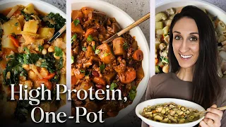 High Protein Cozy Soups (vegan, one pot)