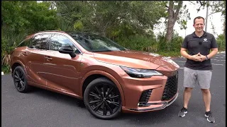 Is the 2023 Lexus RX 500h F Sport a BETTER performance SUV than a Genesis GV80?