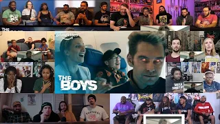 The Boys 1x4 Reaction Mashup "Airplane Crash Scene"