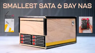 Smallest 6 Bay 2.5 SATA SSD NAS Build | Cheap NAS using Mini PC | DIY NAS using LattePanda Sigma SBC