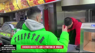 RAPPING MY ORDER AT A UK TAKEAWAY/ FAST FOOD RESTAURANT | ORDERING LIKE A BOSS | NAVEED CENTRAL