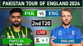 PAKISTAN vs ENGLAND 2nd T20 MATCH LIVE COMMENTARY | PAK vs ENG LIVE | PAK 13 OV