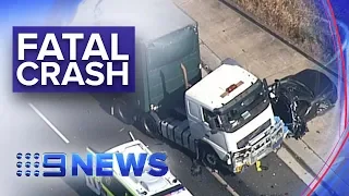 Four-car crash claims child's life | Nine News Australia